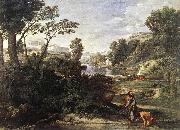 Nicolas Poussin Landscape with Diogenes oil painting